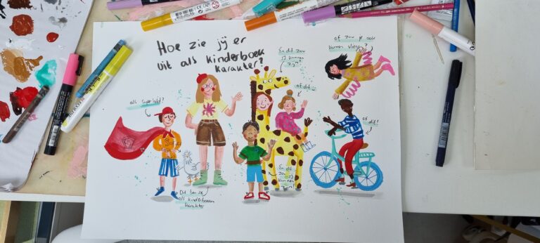 Tekenworkshop door Illustrator Anna Sikkes — muziek in Hindeloopen